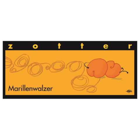 Marillenwalzer (handgeschöpfte Schokolade)