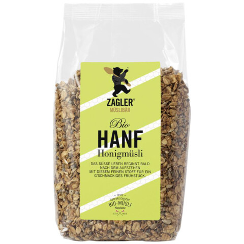 Produkt aus unserem Webshop: Hanf-Honigmüsli