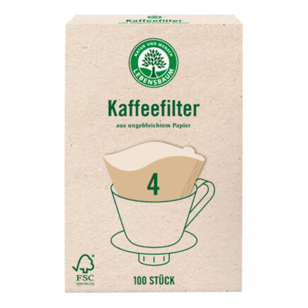 Produkt aus unserem Webshop: Kaffeefilter ungebleicht 