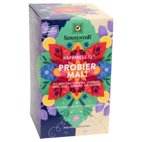 Produkt aus unserem Webshop: Tee Probier mal - Happiness