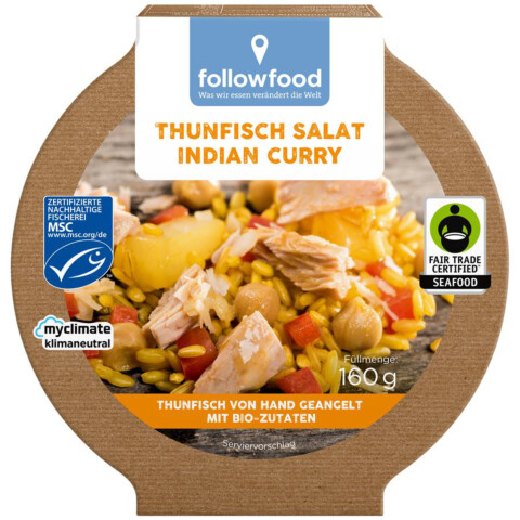 Thunfisch-Salat Indian Curry