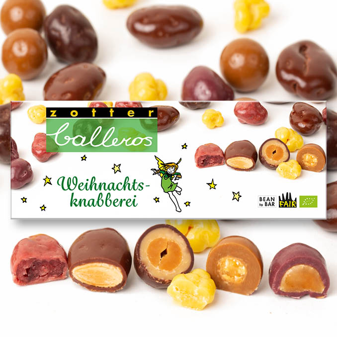 Produkt aus unserem Webshop: Weihnachtsknabberei Schokoladekugeln