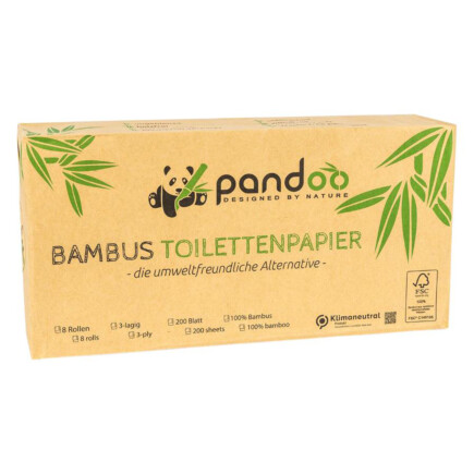 Produkt aus unserem Webshop: Toilettenpapier Recycling 8 Rollen 3lagig 150 Blatt